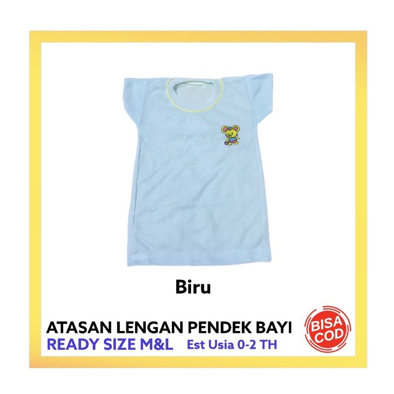 OBLONG BAYI / ATASAN BAYI LENGAN PENDEK / BAJU BAYI BARU LAHIR / KAOS BAYI LENGAN PENDEK