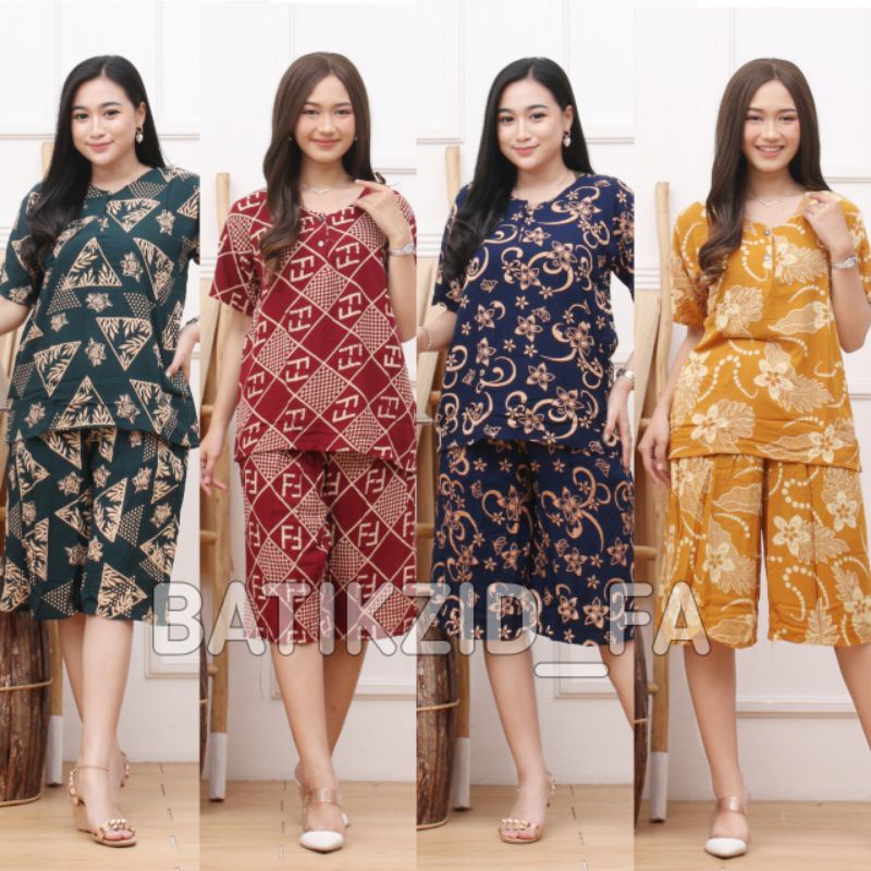 SETELAN KULOT JUMBO BUSUI BASIC TIEDYE SET DAILYSET ONESET TIE DYE SETELAN ONE SET SETELAN CELANA PENDEK BAJU TIDUR WANITA