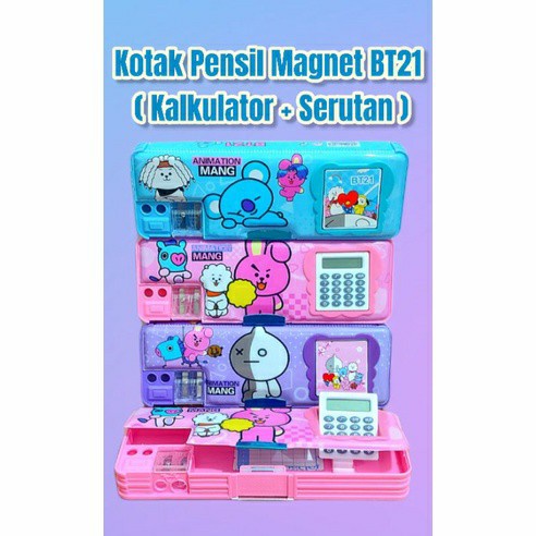 

Eklusif Kotak Pensil Magnet Kalkulator Bts Bt21 Ada Serutan Hot Sale