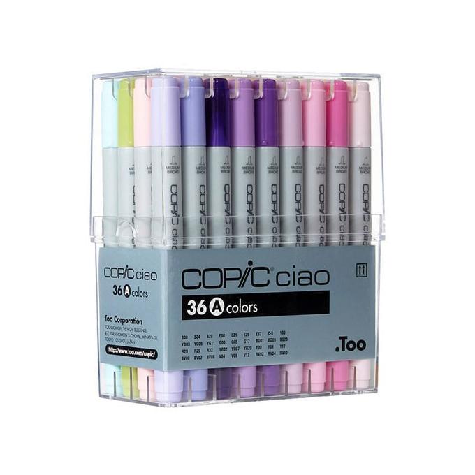 

#@#@#@#@] Copic Ciao Marker Set 36 - A 36A Coloring Spidol Warna