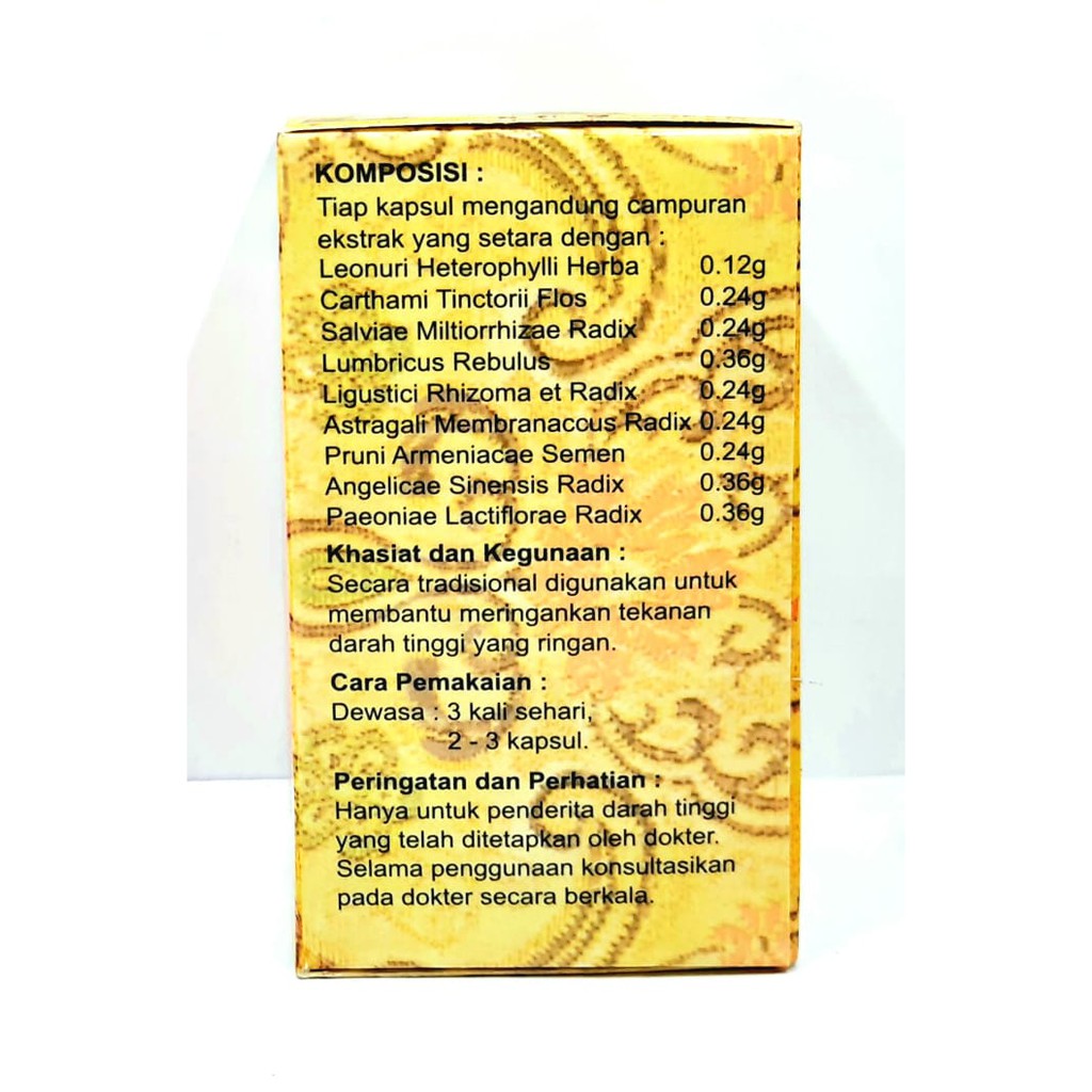 DELISIANG Se Siang Cai Sen Yen - Meringankan tekanan darah tinggi yang ringan