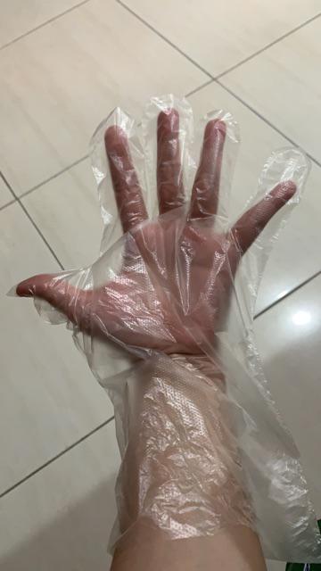 bagus Sarung Tangan Plastik 15 Milli Mikron.. (isi 100pc)