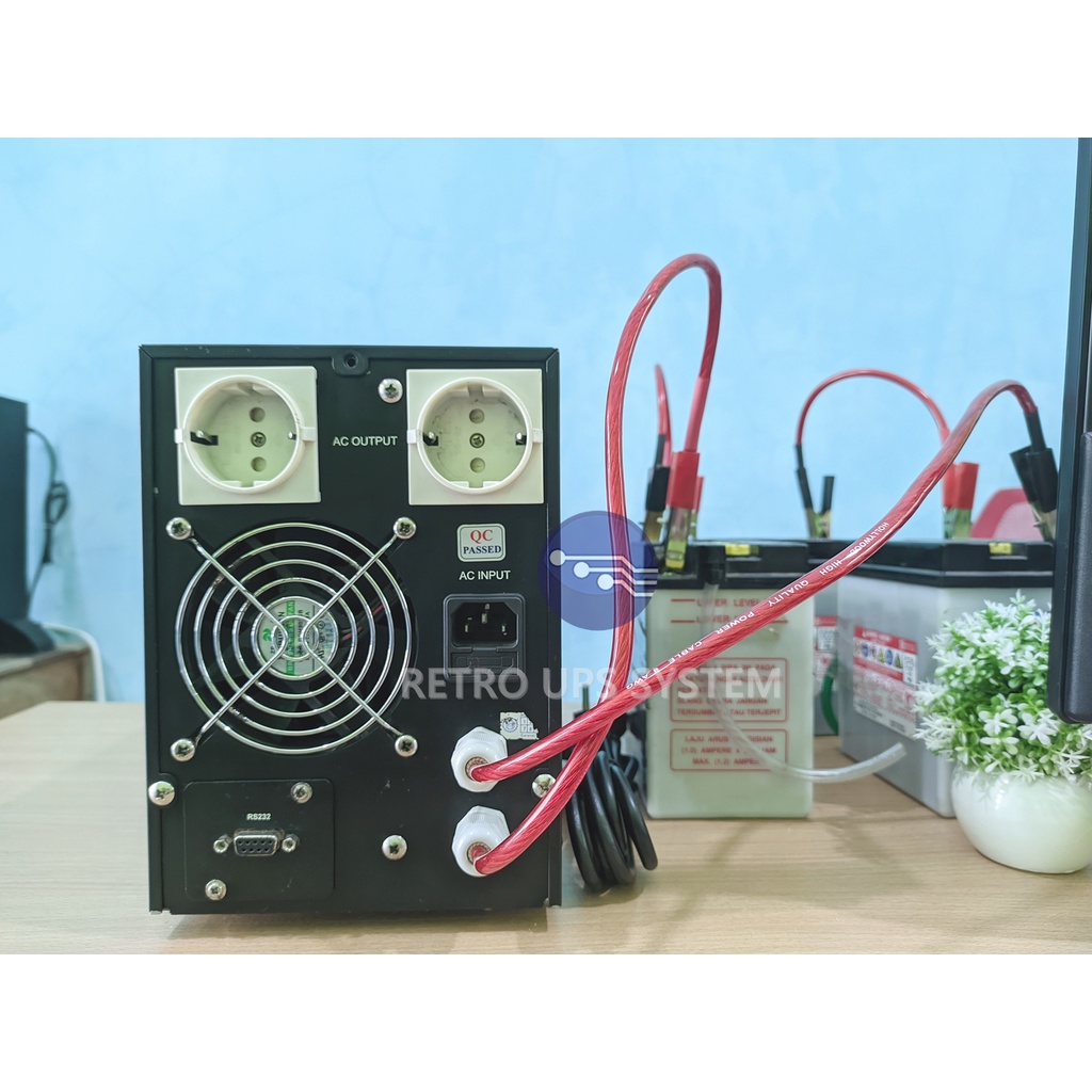 UPS Modif Modifikasi Aki External Pascal 1000VA 1KVA 700Watt 36V PSW