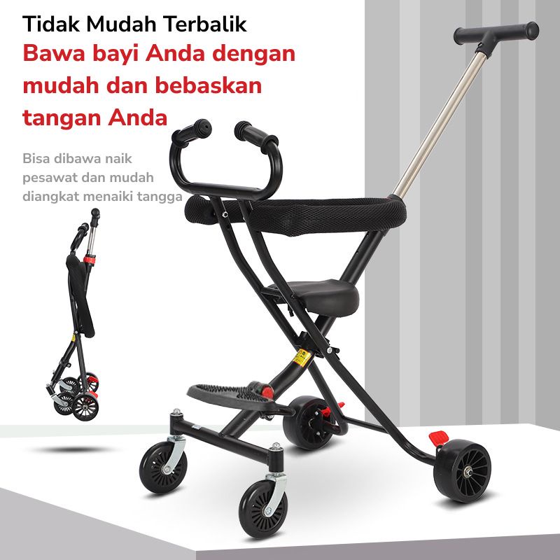 Trike Stroller Kereta Dorong Bayi Roda 4