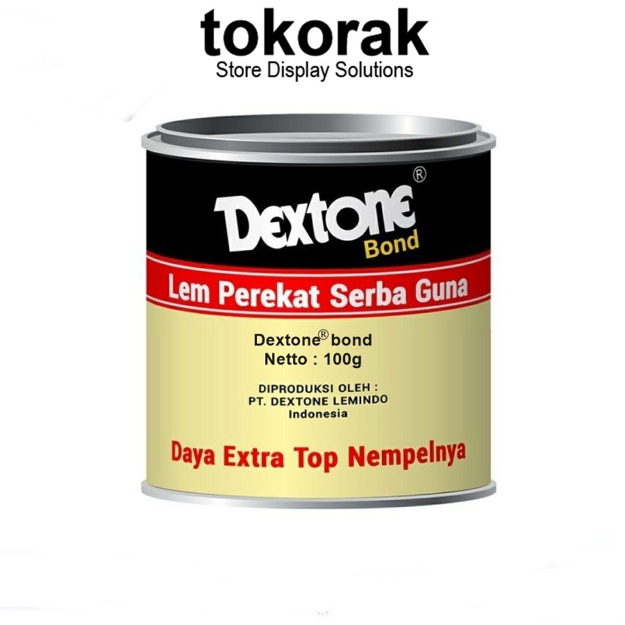 LEM DEXTONE KALENG 100 GR BOND 101 - LEM SEPATU SOL - LEM KARET AIBON