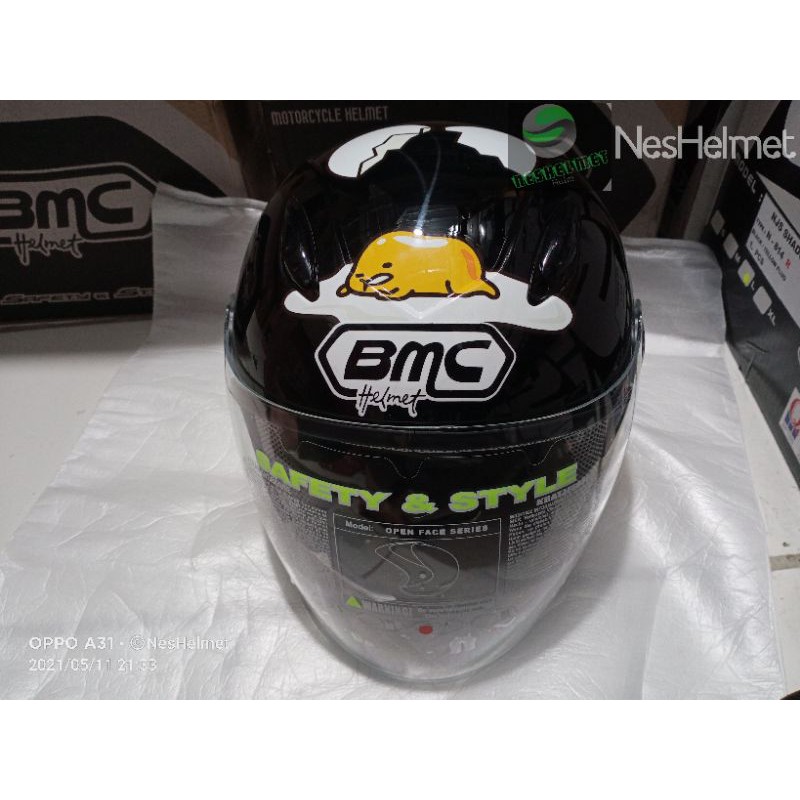 [COD]Helm BMC Milan Motif Gudetama Black Yelow ORI