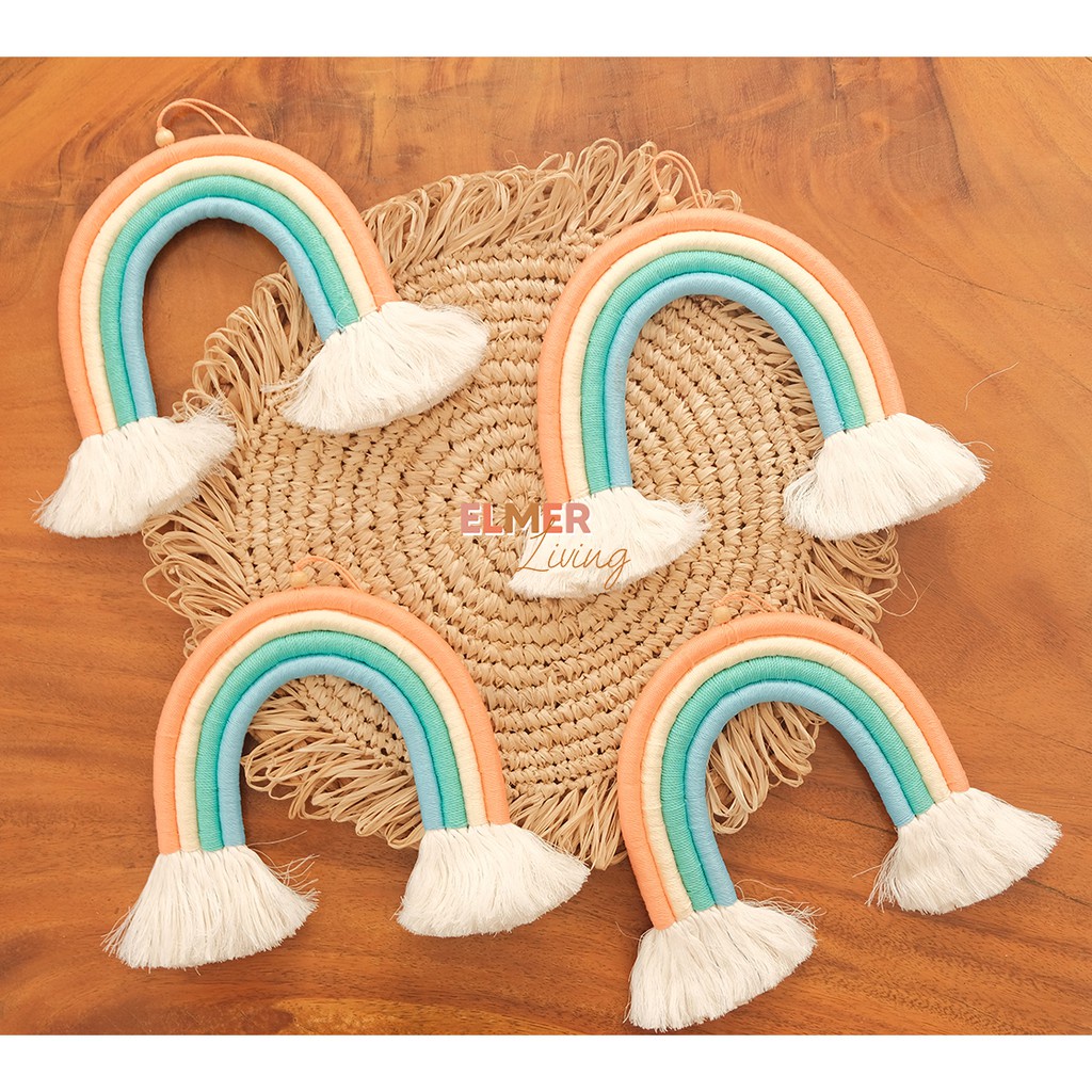 Milan Rainbow Wall Hanging / Hiasan Dinding Macrame Pelangi / Rainbow Macrame Wall Decor