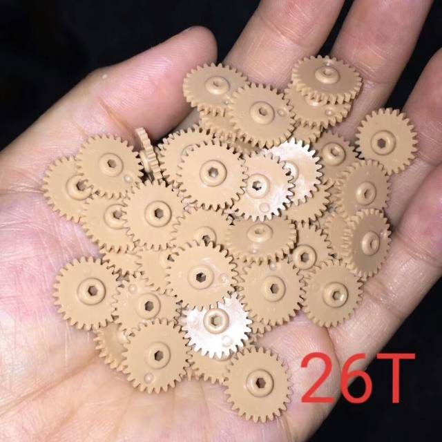 Gir 26T coklat  gir as roda tamiya (10pcs)