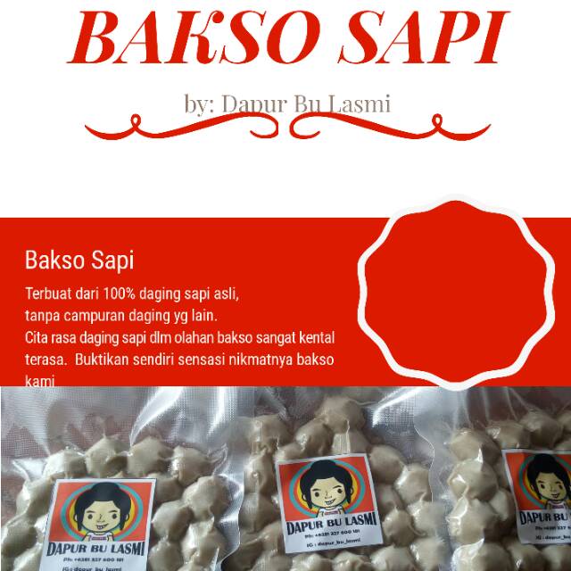 

Bakso Sapi Super Dapur Bu Lasmi