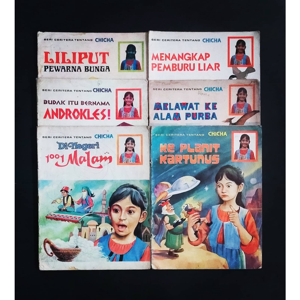 Buku Anak Langka Komik Cergam Seri Ceritera Tentang Chicha