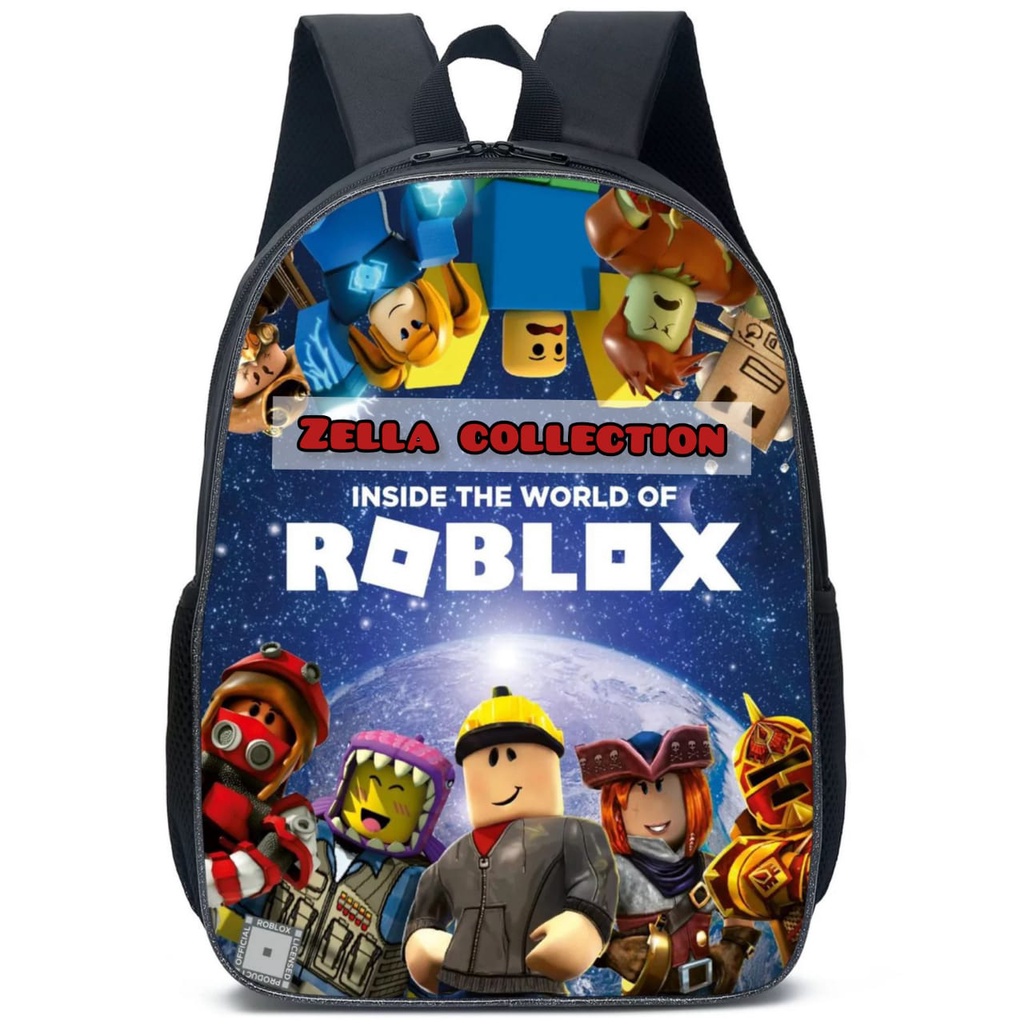 Tas Ransel Anak Sekolah Karakter Roblox/Tas Anak Backpack Roblox 2022/Tas Anak Gendong Roblox Terlaris 2022