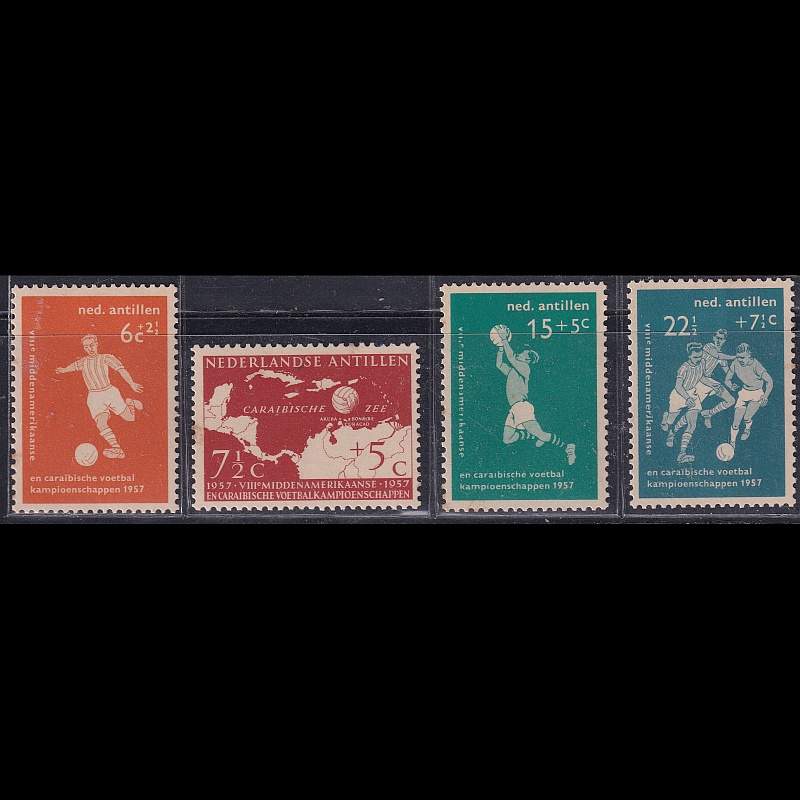 

Prangko Netherlands Antilles 1957 - Central American and Caribbean Football Championship
