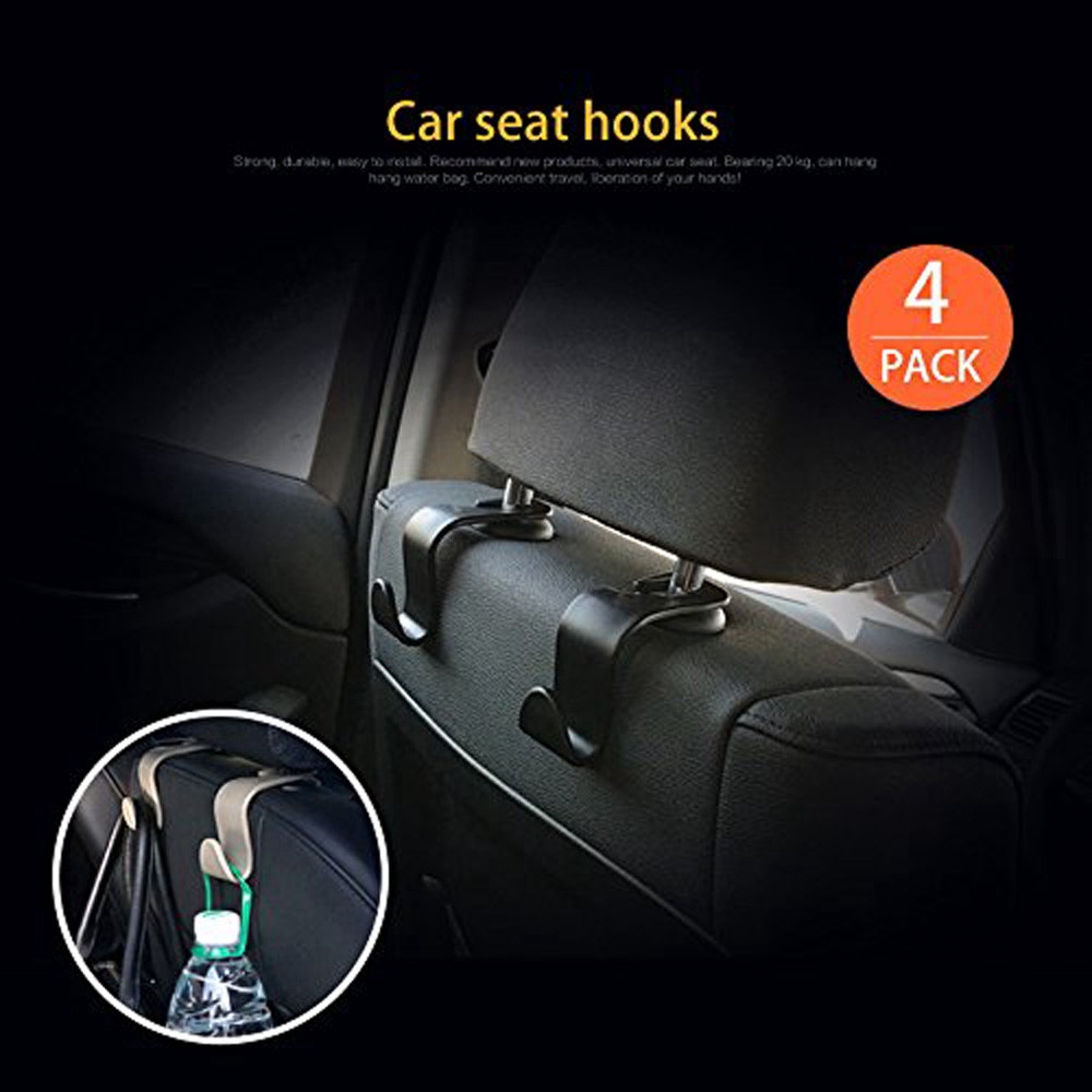 Hot Sale/4Pcs Gantungan Kursi Belakang Kendaraan Mobil/Hook Penyimpanan