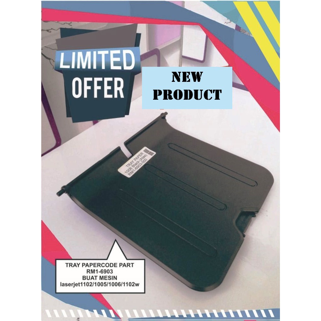 

Paper Tray Output Laserjet P1102 P1005 P1006 RM1-6903-000 Black
