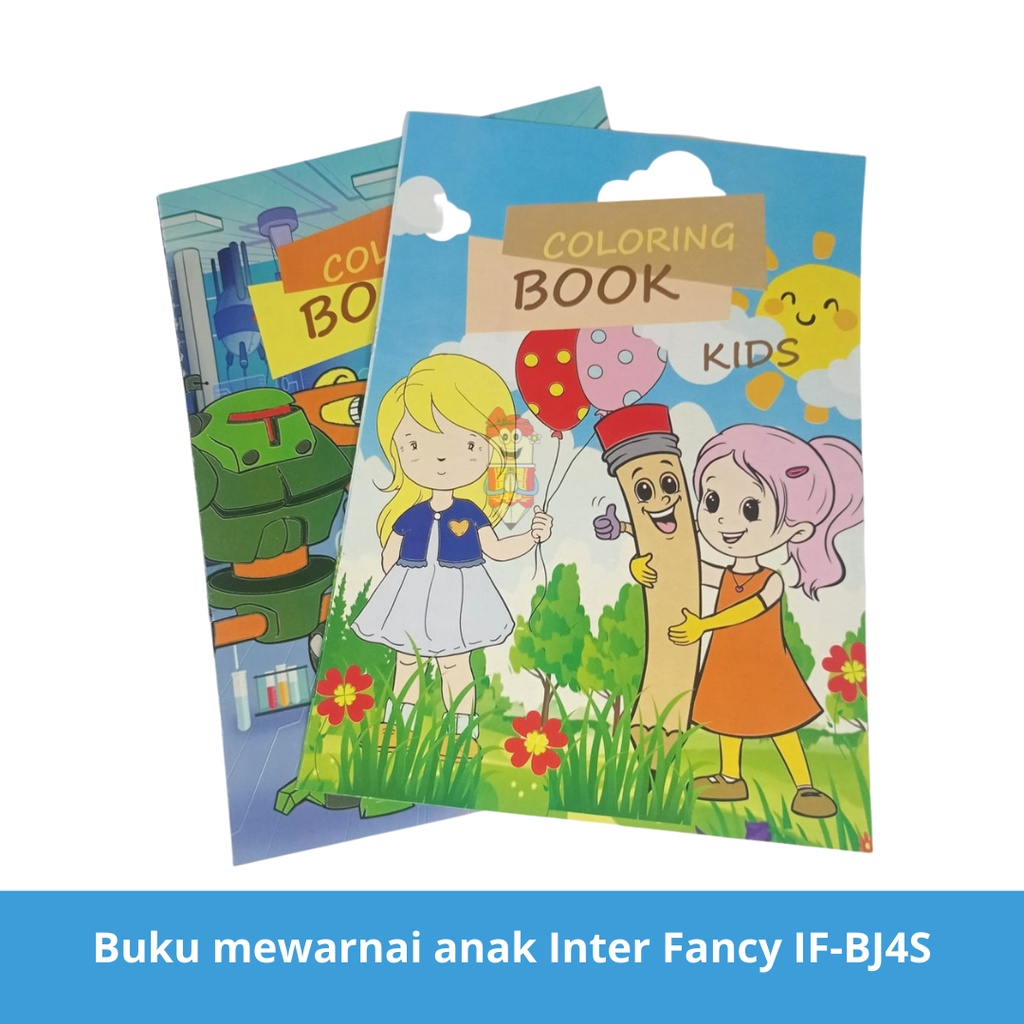 

Buku mewarnai anak / coloring book for kids Inter Fancy IF-BJ4S