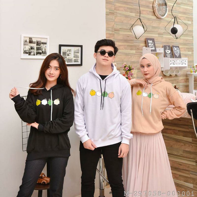 SWEATER WANITA LITTLE DUCK RIN IBFS-187Ukuran: Int:M|LWarna: Putih, Hitam, Mocca
