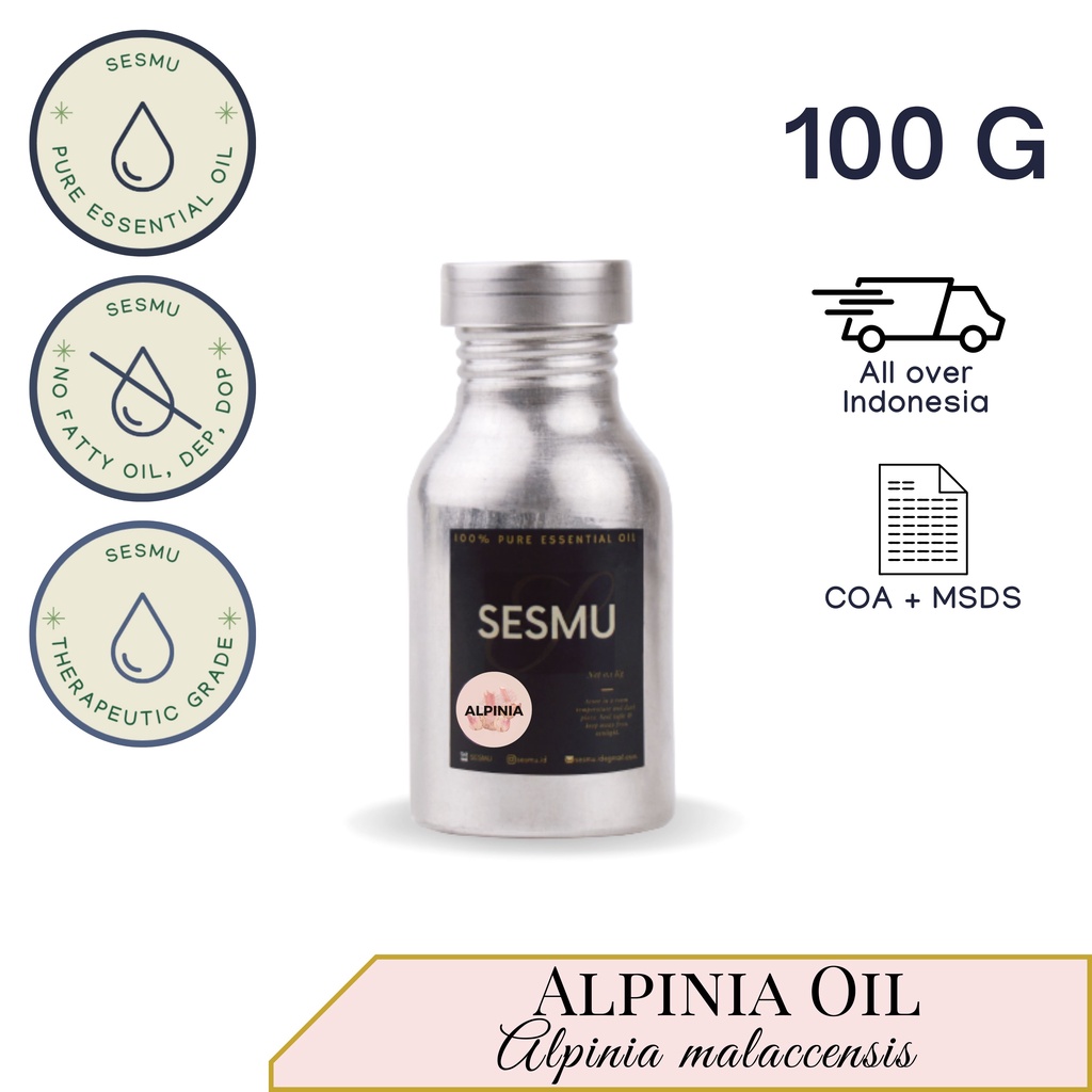 100 GR / 100 ML ALPINIA (LENGKUAS) 100% PURE ESSENTIAL OIL / MINYAK ATSIRI