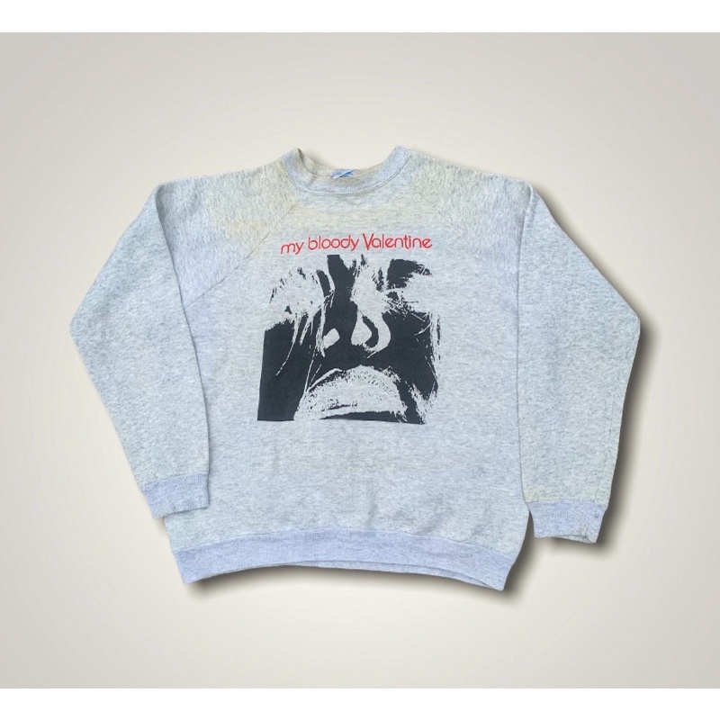 SWEATER CREWNECK MY BLOODY VALENTINE HANES VINTAGE SECOND BEKAS