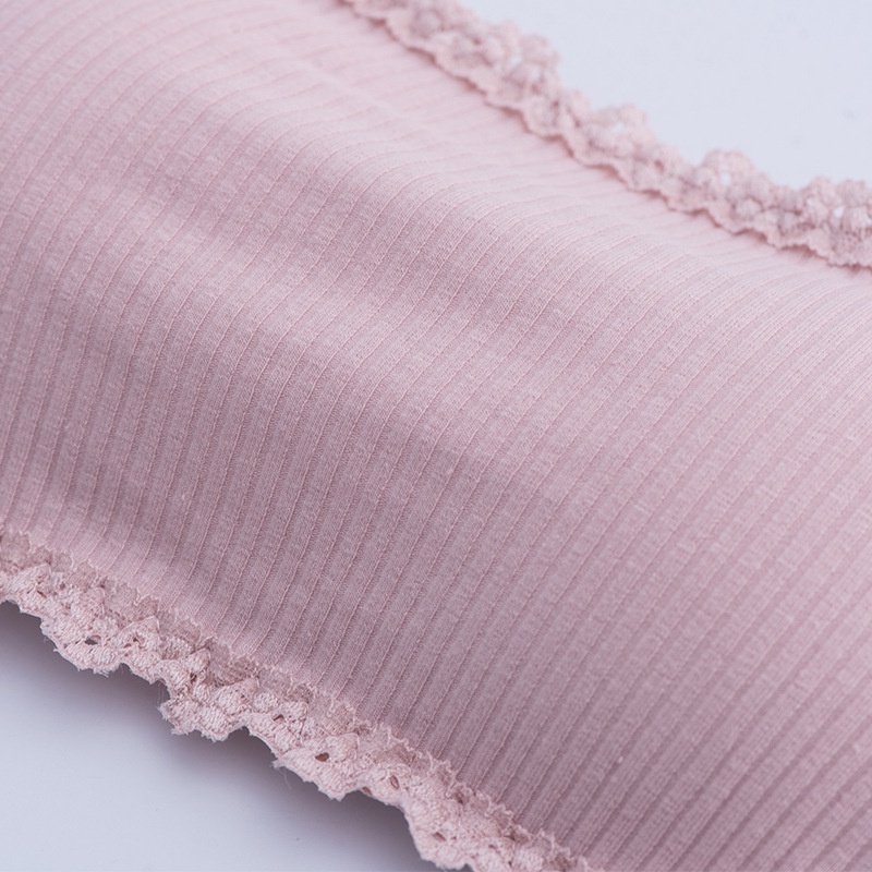 Celyne Bra Crop Kemben Renda Model Busa Tanpa Tali Crop Top 1066