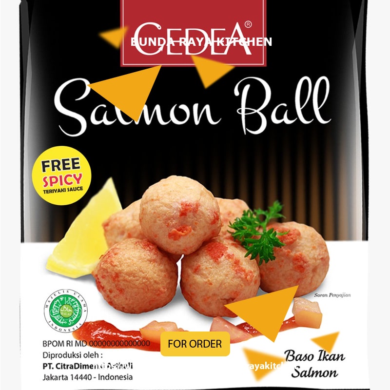 

Premium CEDEA SALMON BALL /@200gr/ Salmon / Super enakk!!!!!