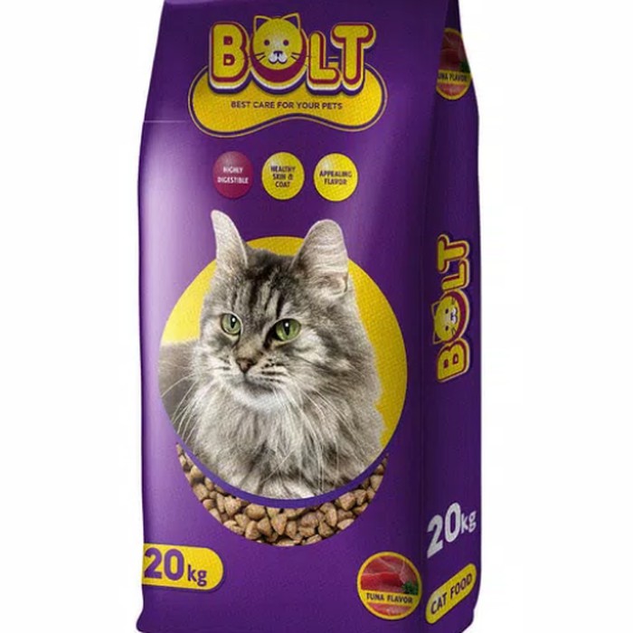 BOLT - 20 KG CAT FOOD MAKANAN KUCING ( TUNA )