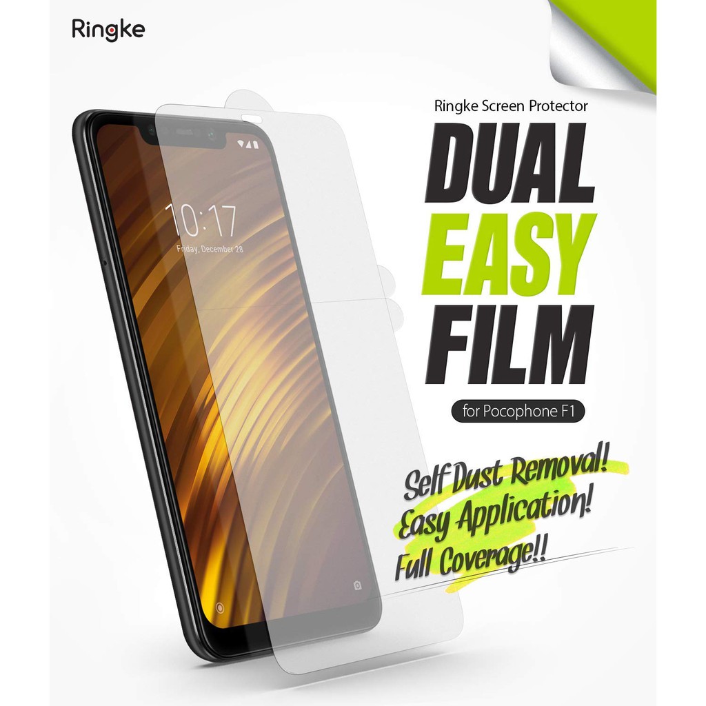 Ringke Dual Easy Full Coverage Screen Protector Xiaomi Pocophone F1