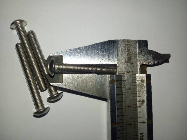 Button L M5 x 40 (4cm) stainless 304