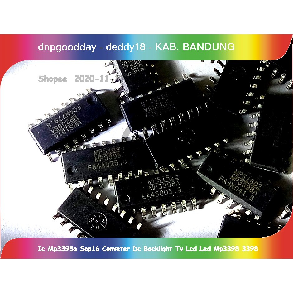 Ic Mp3398a Sop16 Conveter Dc Backlight Tv Lcd Led Mp3398 3398