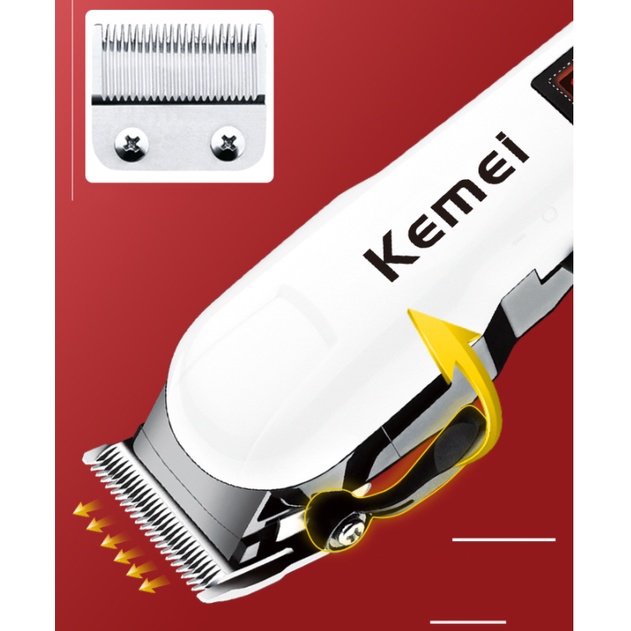 【COD+Dalam stok+Pengiriman Cepat】YUN Mall Hair Clipper Kemei KM-809A Alat Mesin Cukur Rambut