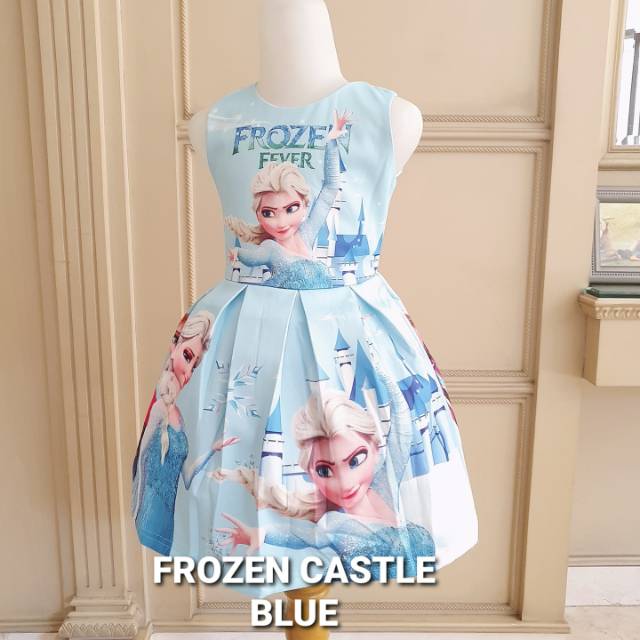 GA2603 FROZEN BUTTERFLY PURPLE DRESS GAUN BIRTHDAY ULANG TAHUN ANAK UNGU ELSA ANNA MURAH IMPORT LUCU