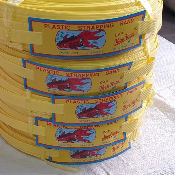 ♣ Tali Klam-Tali Packing-Tali Strapping Band 15mm merek Ikan Mas ➶