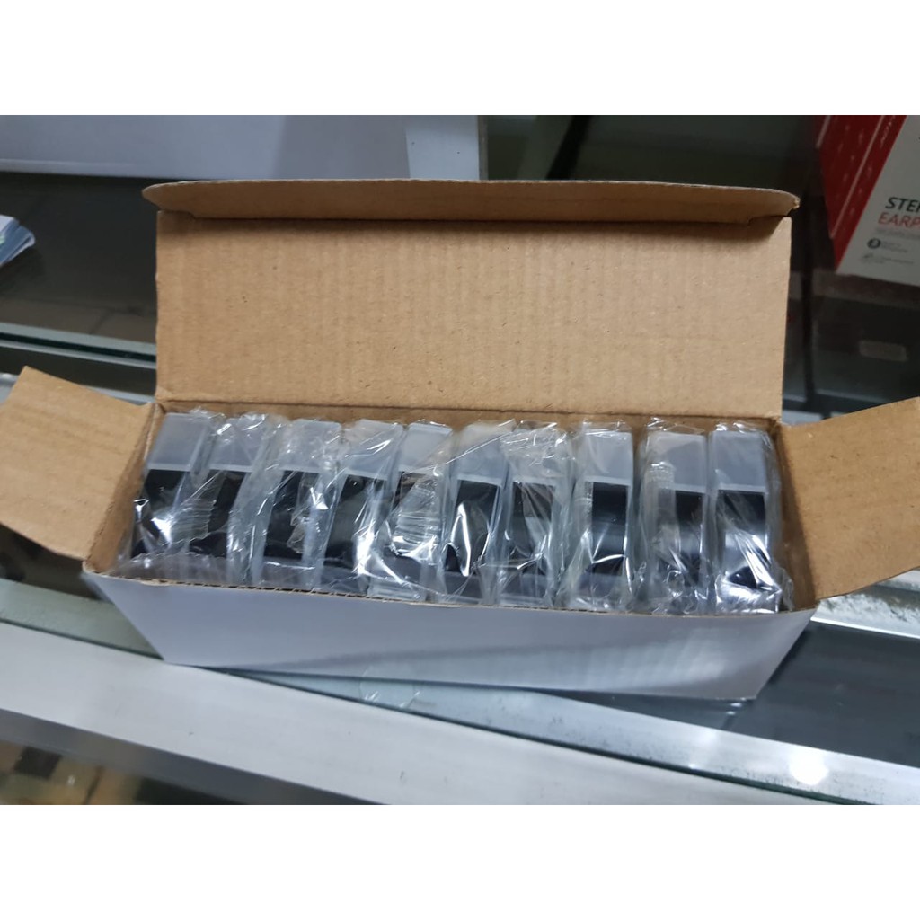 LABEL DYMO EMBOSS BLACK 9mm PANJANG 3meter