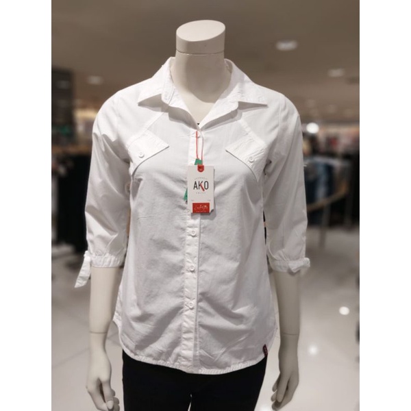 KEMEJA PUTIH AKO SIZE S,M,L,XL,XXL ORIGINAL
