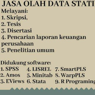 Jasa Olah Data Statistik Skripsi Tesis Disertasi Dll Shopee Indonesia