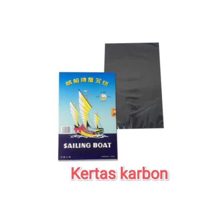 

kertas karbon singel side hitam isi 100...