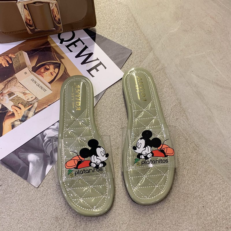 IDN 08 SANDAL WANITA FLIP FLOP MICKEY