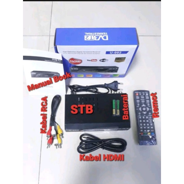 STB TV DIGITAL Set Top Box TV Digital-STB TV Digital-STB U002 DVBT2-STB-Set Top Box android tv berga