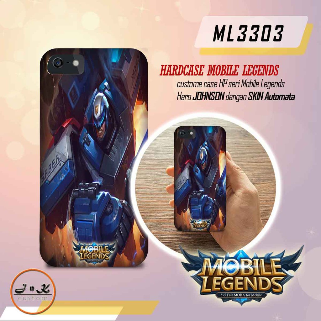 CUSTOM CASE MOBILE LEGENDS - HERO JOHNSON. SKIN AUTOMATA