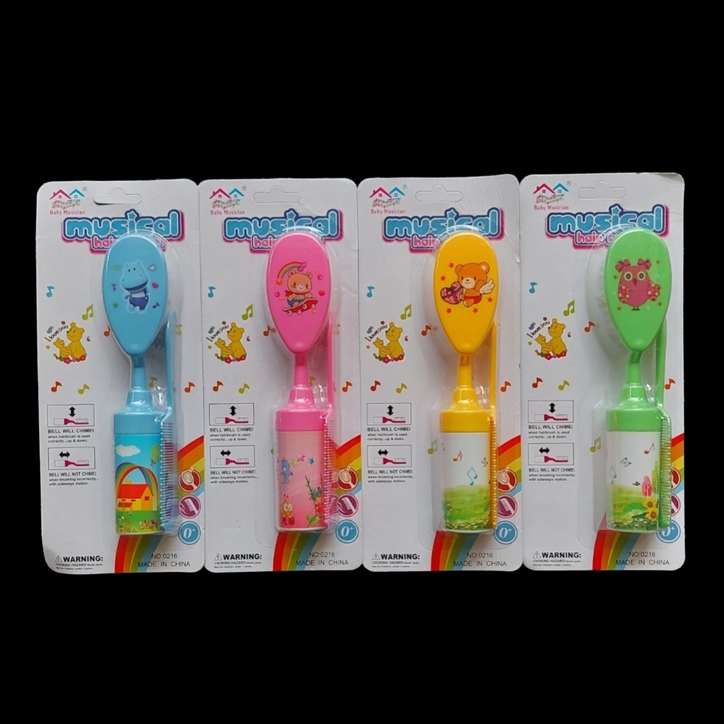 Sisir Bayi Musical Lembut 2in1 Perlengkapan Bayi Baru Lahir Murah Baby Newborn-1
