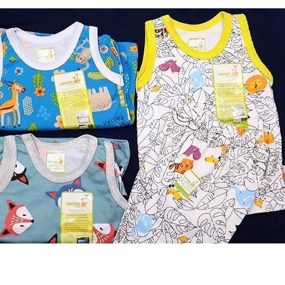HIR VELVET SET KUTUNG DAN SINGLET JUNGLE BOOK .