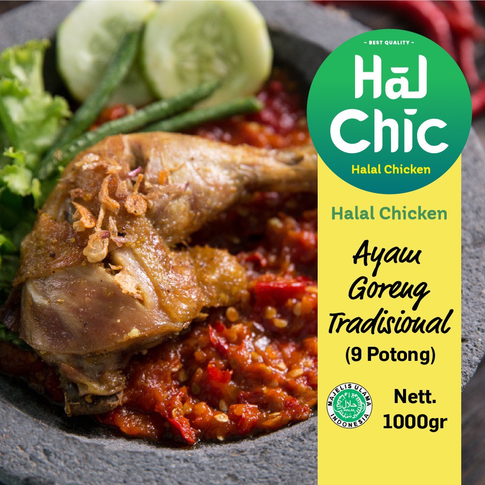 

Ayam Goreng Tradisional 1 Kg (9 Potong) HalalChicken