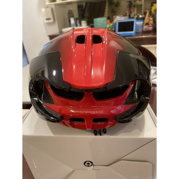 HJC Furion 2.0 Aero Helmet Black Red Size L Used