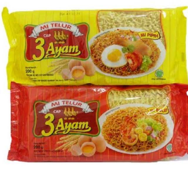 

Mi Telur Cap 3 Ayam