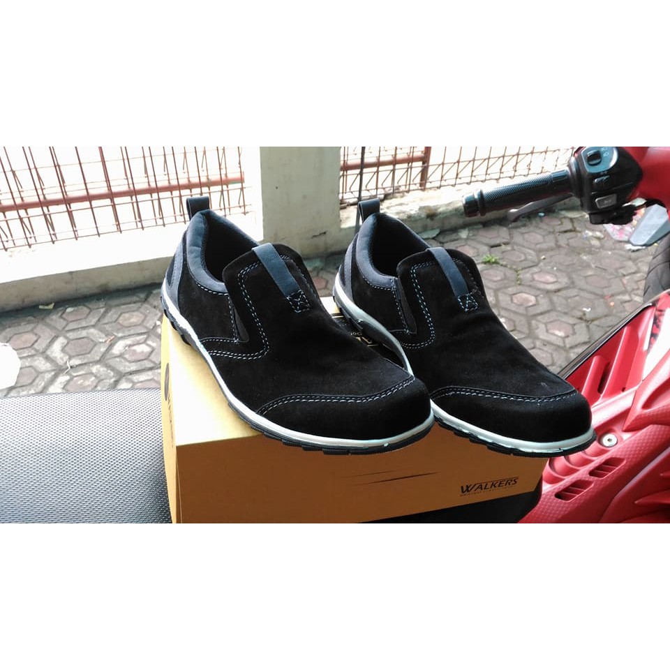 sepatu casual pria slop formal walkers katenzo black original Quality