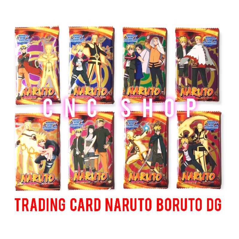 Trading Card Naruto Boruto Shinobi 1pak isi 10 Kartu Koleksi Anak Murah