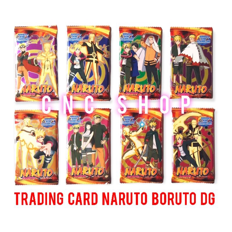 Trading Card Naruto Boruto Shinobi 1pak isi 10 Kartu Koleksi Anak Murah