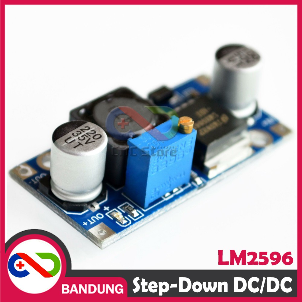 LM2596 DC-DC ADJUSTABLE STEP DOWN POWER SUPPLY 4.5-35V to 1.25-3