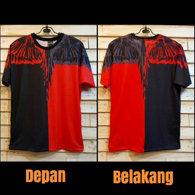 Baju Kaos Printing 3D Bangkok Thailand Sayap Arm Fullprint Full Print Spoon Import Impor Distro