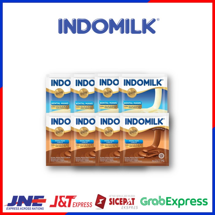 

SUSU INDOMILK SACHET COKLAT VANILLA (ISI 6 SACHET)