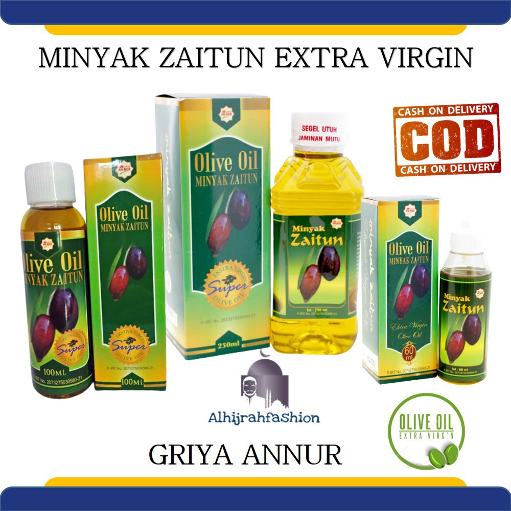 

Herbal Minyak Zaitun Olive Oil Extra Virgin Zeitun Griya Annur - Alhijrahfashion